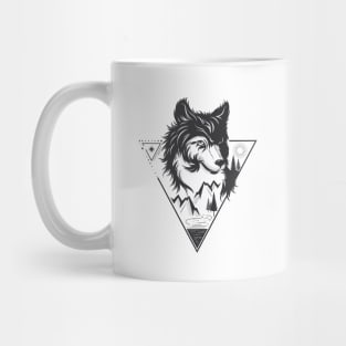 Wild Wolf in the Jungle Mug